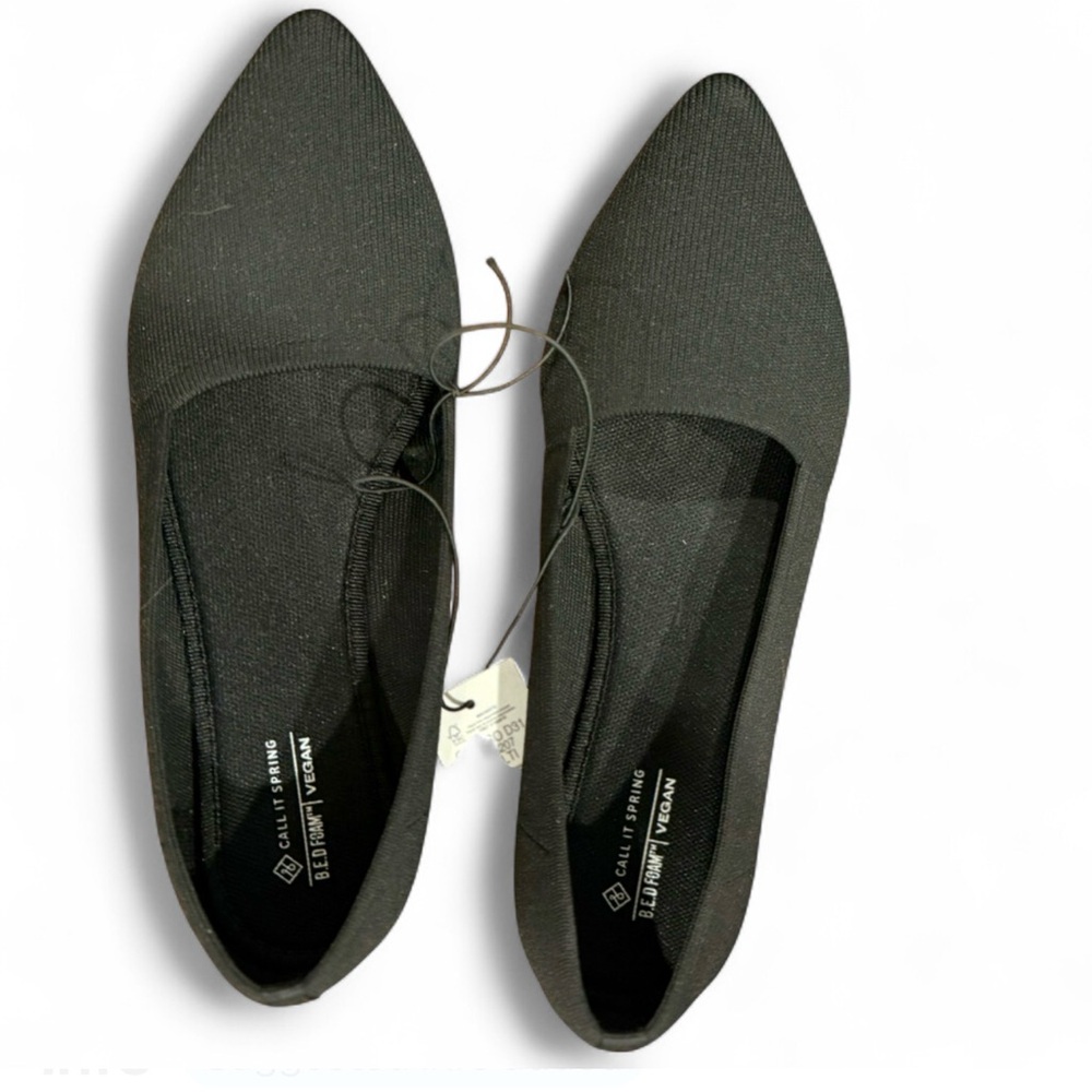 BNWT Call It Spring Black Flats Women’s Shoes - Picture 2 of 8